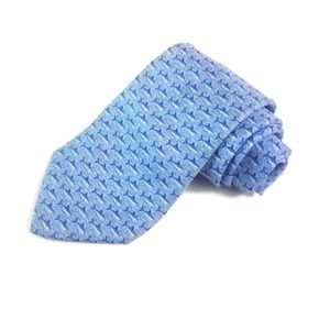 Vintage Tommy Hilfiger Blue Shark Theme Tie